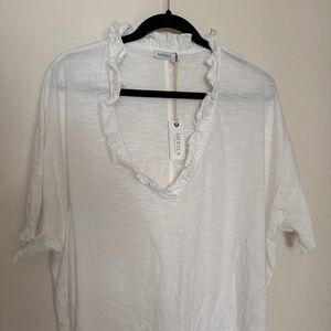 Mersea Amelia ruffle tee
